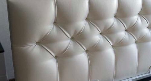 Перетяжка кровати с мягким изголовьем. Туапсе